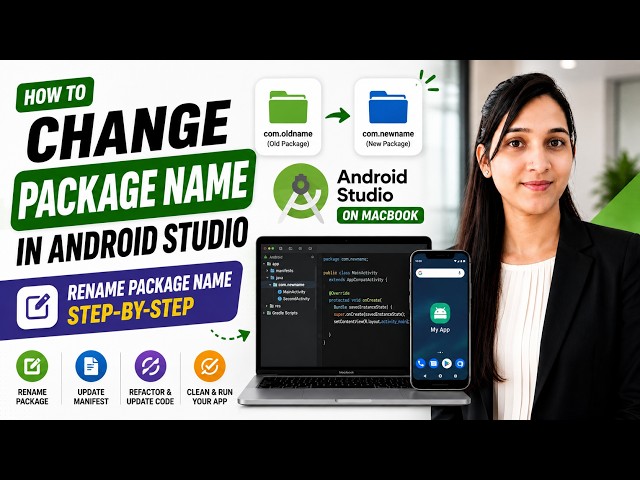 How to Change Package Name in Android Studio | Rename Package Name Step-by-Step