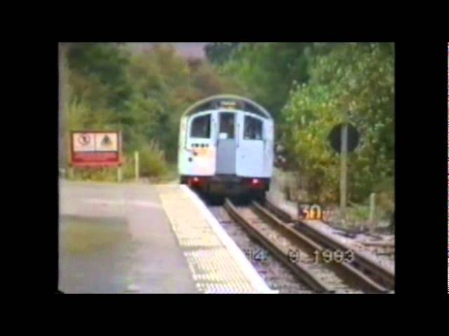 Central Line - Ongar Branch visit September 1993