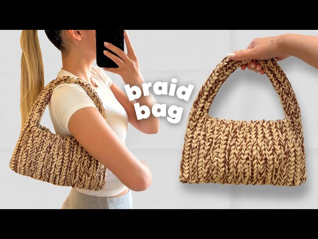 crochet quick and easy bag tutorial (beginner friendly)