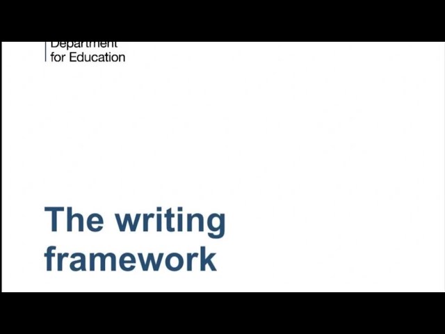 The Writing Framework with Jane Considine
