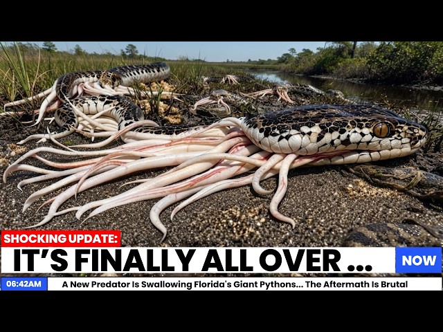 Burmese Pythons Are Disappearing From florida  — Scientists Found the 7 Species Already Hunting Them