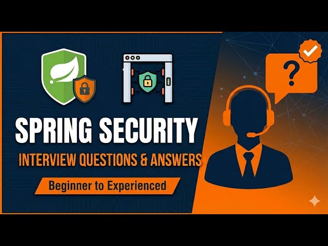 Spring Security Interview Questions and Answers | Beginner to Experienced