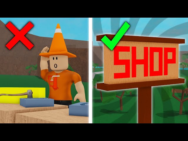 10 Tips to Build THE BEST SHOP in Lumber Tycoon 2!