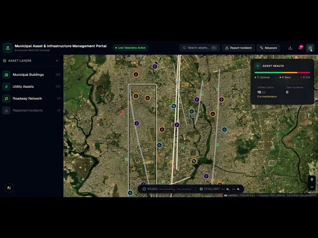 Full-Stack Web GIS Portal Project Showcase | Next.js 15, Leaflet & React 19