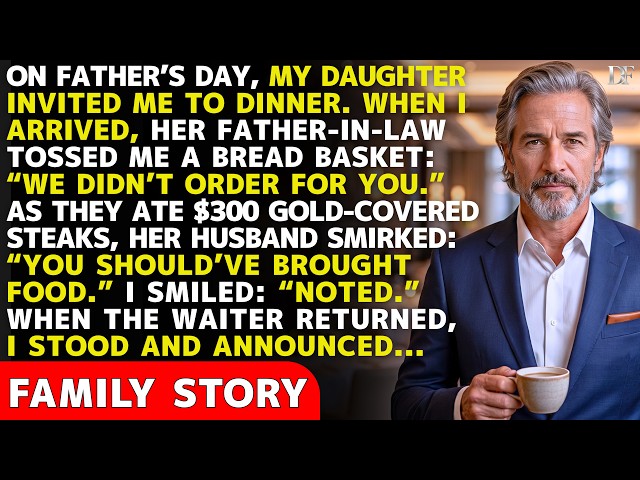 My Daughter Ordered $300 Gold Steaks For Her Husband And His Dad EXCEPT Me—Then The Waiter Came...!!