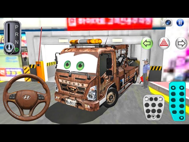 New Tow Mater Truck Lightning McQueen Parking - 3D Driving Class Simulator - Android Gameplay - 2026