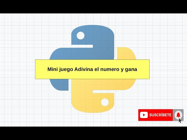 Cómo se hace :  Mini juego Adivina el numero y gana con python