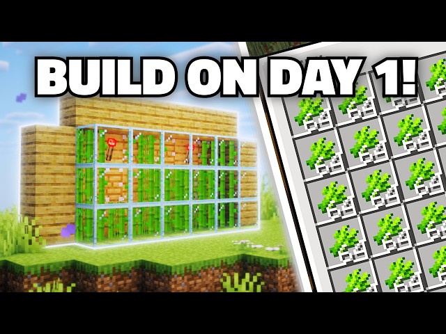 EASIEST Sugarcane Farm in Minecraft 26.2 / 1.21+ - Java