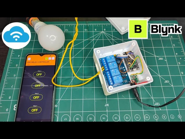Control Home Appliances with Phone 🔥 | ESP8266 WiFi Relay + Blynk App #diy #dipankar7368 #automation