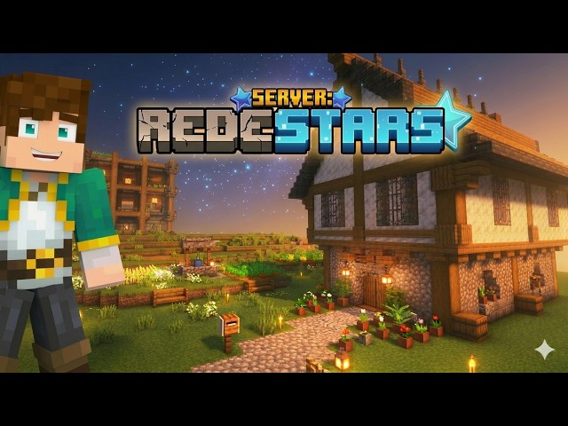 SEREVIDOR DE MINECRAFT INCRIVEL - REDE STARS  -  IP na descrição