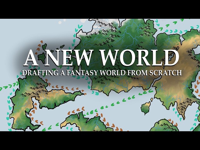 Creating a Fantasy Map From Scratch | Initial World Draft