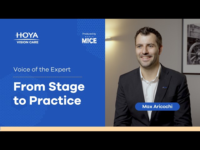 HOYA's MiYOSMART Case Study Contest 2026 | From Stage Practice to Practice with Max Aricochi