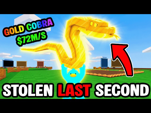 THE GREATEST STEAL you will EVER SEE in BUILD A BASE AND STEAL ROBLOX...