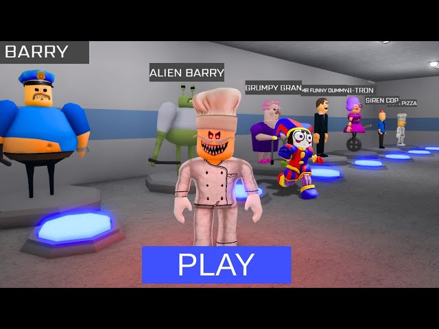 ALL MORPHS UNLOCKED BARRY'S PRISON RUN! - PAPA PIZZA GRUMPY GRAN SIREN COP ANTI TRON MR FUNNY