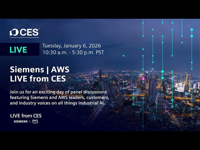 Siemens Keynote at CES 2026 – CEO Roland Busch