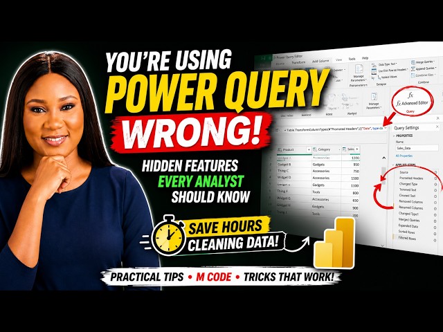 Stop Wasting Time in Power Query | Clean Data Faster with These Hidden Features