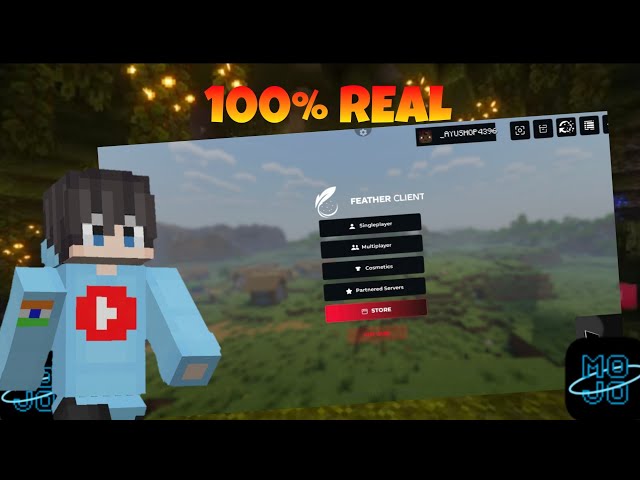 How to install 100% Real Feather client in Mojo launcher/Pojavlauncher/zalithLauncher |#mojolauncher