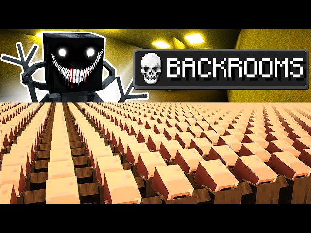 1,000,000 Villagers Escape The BACKROOMS