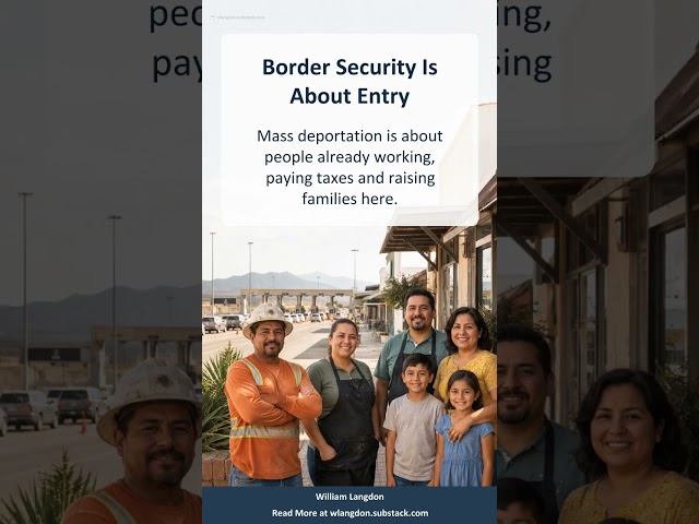 ⭐ Border Security Is Easy to Say. Mass Deportation Is the Question Mark Tedford Must Answer.