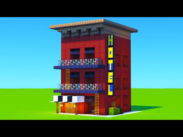 Minecraft Tutorial: How To Make a City Hotel