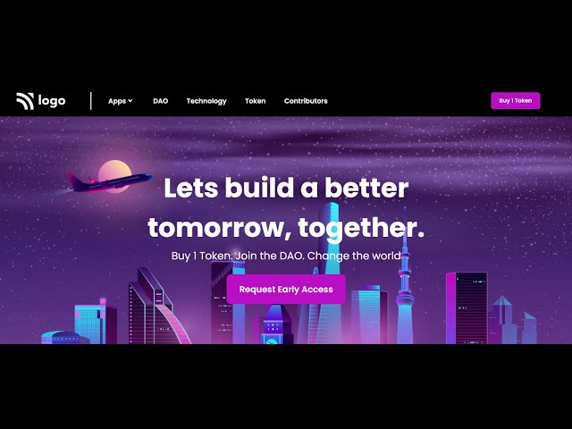 Crypto Landing Page | HTML & CSS
