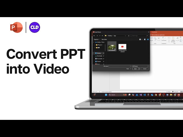 How to Make a PowerPoint into a Video Export PPT to MP4