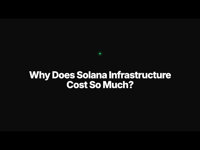 Why Solana Infrastructure Can Be Free | OpenInfra.sh
