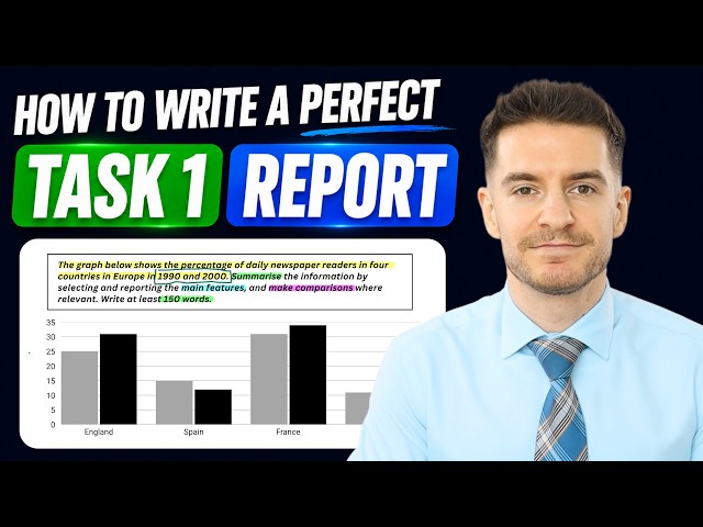 How to Write a Perfect IELTS Writing Task 1 Report (5 EASY STEPS)