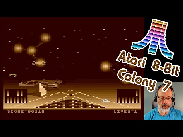 Atari 8-Bit Game Play, Colony 7