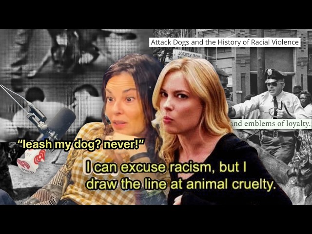 What is with white people and their dogs?
