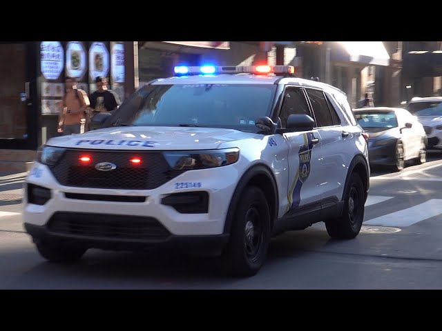 Philadelphia Police Department units Responding 