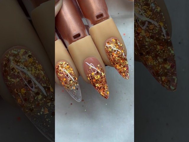 Beginner Nail Tutorial - One Glitter Mix, 3 Acrylic Nail Looks
