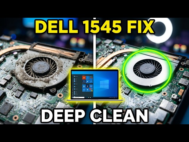 My Very Old Dell Laptop💻 1545 Disassembling, Cleaning & Assembling🔥