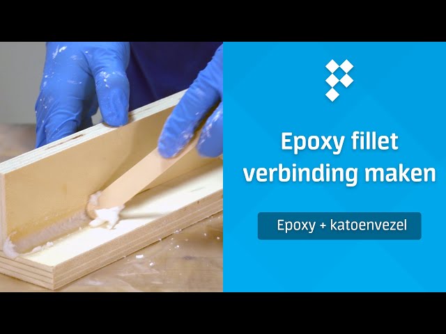 Here's how to make a fillet with epoxy resin and cotton fiber!