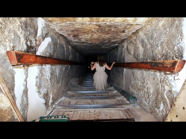 Egypt Pyramids Tour 4K - Exploring the inside of this pyramid was difficult | Giza and Dahshur