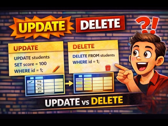 UPDATE and DELETE in SQL (With Examples)
