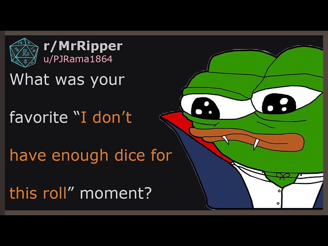 DnD Players, What was your favorite “I don’t have enough dice for this roll” moment? #dnd