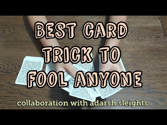 Incredible sandwich card trick tutorial!🔥 Collab with @adarsh sleights