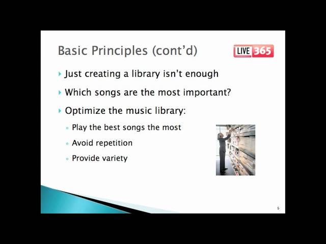 Principles of Programming Music Radio Part 1