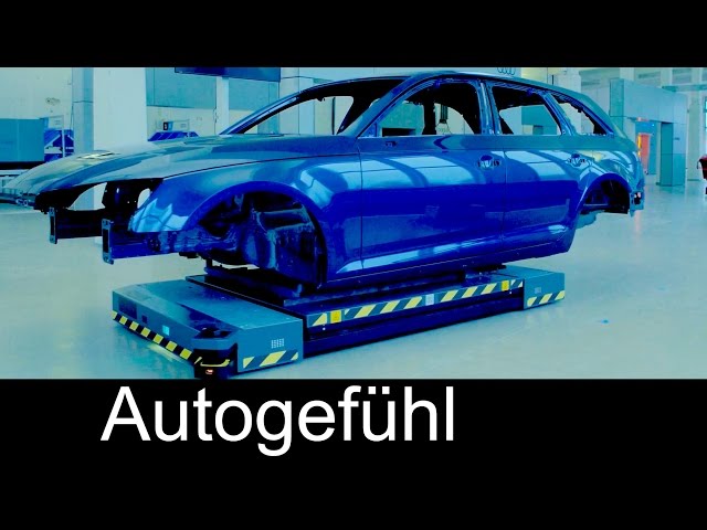 Audi Smart Plant future of car production (semi-)autonomous robots & drones - Autogefühl