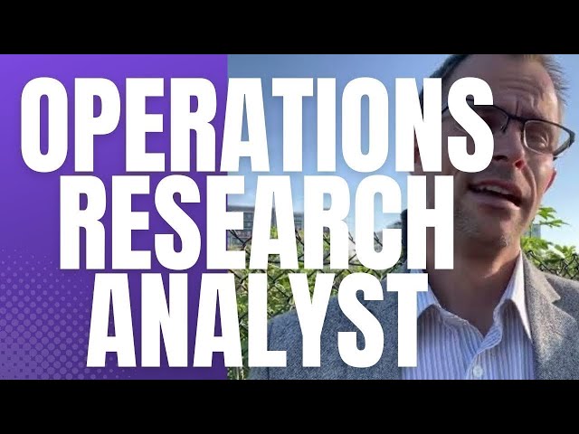 Unleash Your Ultimate Career: Become An Operations Research Analyst!