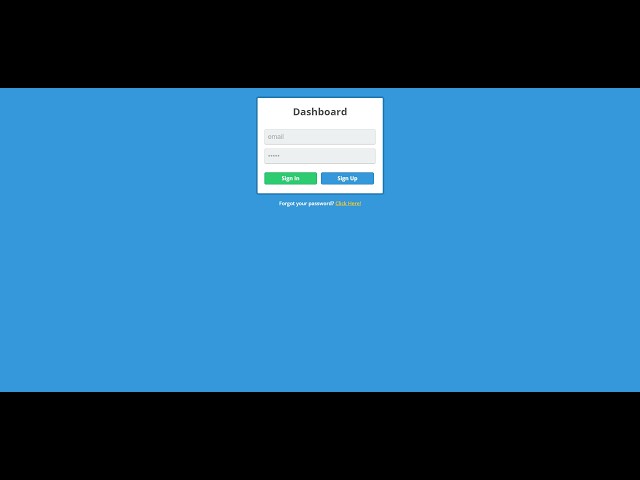 Simple Spring Login Dashboard || HTML CSS Animation