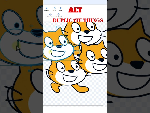 SHORTCUT KEYS IN SCRATCH