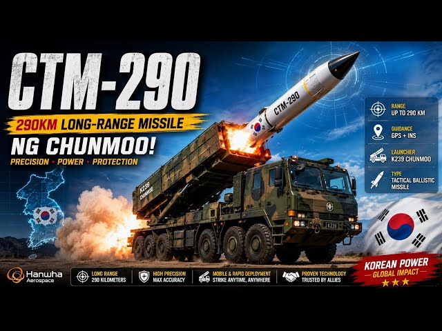 🚀🇵🇭 CTM-290: Ang 290KM Long-Range Missile ng Chunmoo! | Korean Missile Power 🔥💥