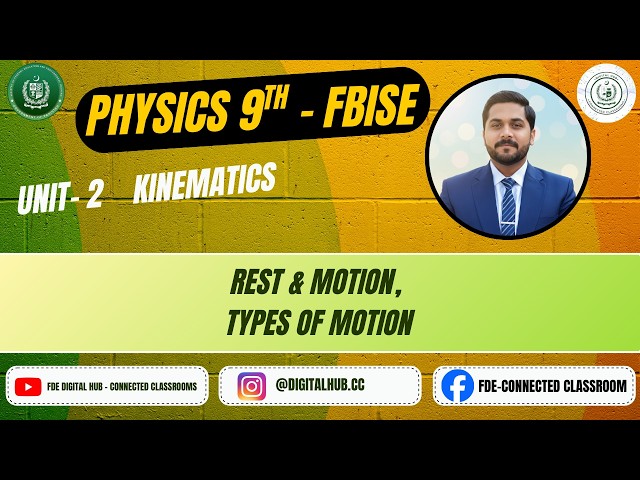 Rest & Motion (Types of Motion) | Unit 2 | Physics | Grade 9 | FBISE | FDE
