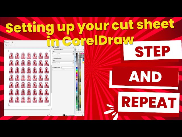 Using Step & Repeat Function In CorelDraw