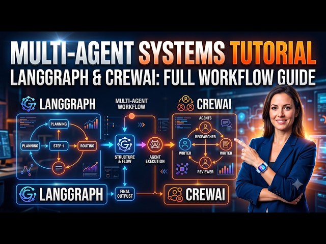 Multi-Agent Systems Tutorial: LangGraph and CrewAI Workflow Guide