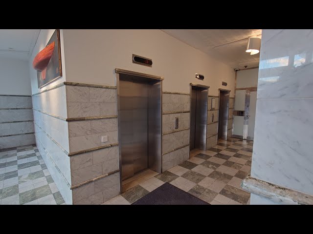 [LS] KONE Ecomods. Traction Elevators @ Cylindervägen 12, Nacka Strand, Sweden!