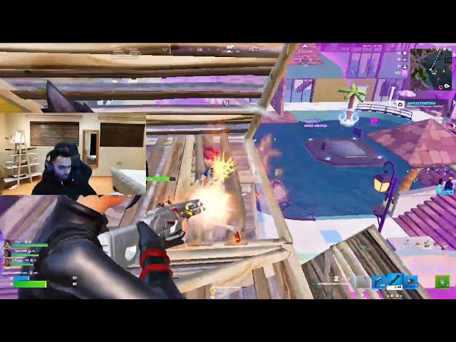 Hilarious and intense moment in FORTNITE 😈🤣💀