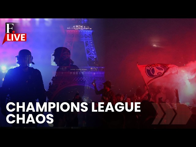 Paris Riots LIVE: PSG Champions League Celebrations Turn Violent | French Police Arrest 416